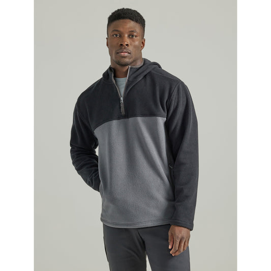 Wrangler Men's ATG Weekend Fleece Hoodie - Charcoal/Black