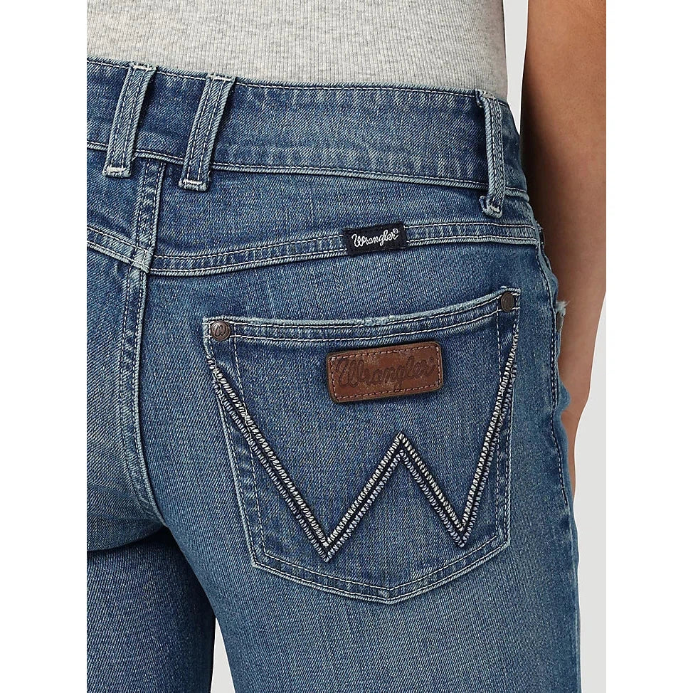 Wrangler Women's Retro Sadie Low Rise Trouser Jeans - Katie