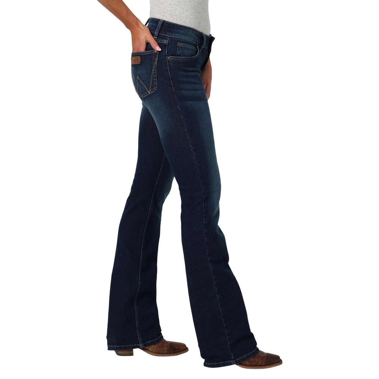 Next Rodeo Risen Non-Distressed Pull-On Flare Jeans (Light) · NanaMacs