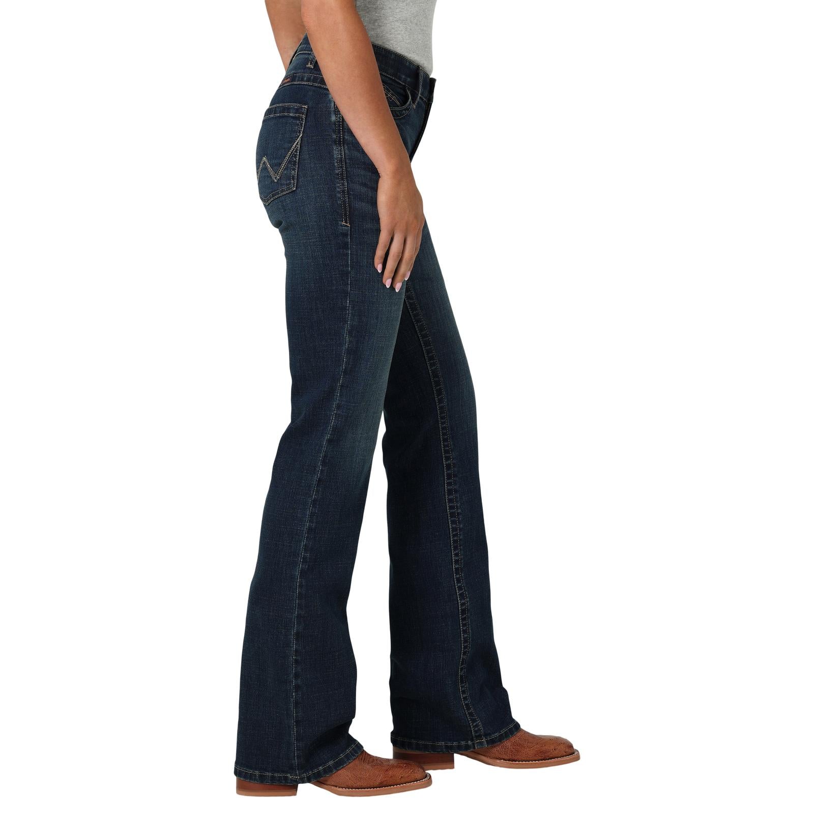 Wrangler - Jean bootcut - Bleu moyen délavé Wrangler - Jean bootcut - Bleu moyen délavé