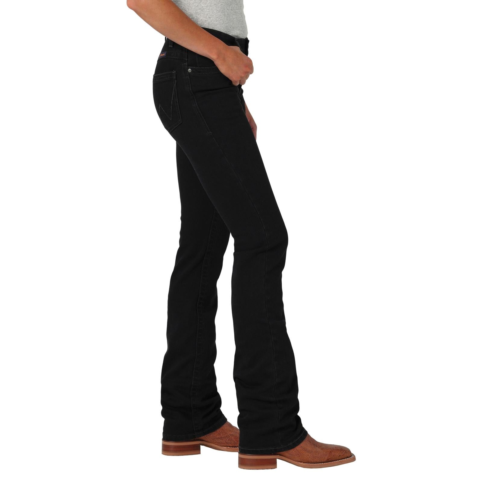 Wrangler Women's Ultimate Riding Willow Bootcut Jeans - Molly/Black - Irvine Tack & Western Wear