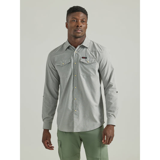 Wrangler Men's ATG Long Sleeve Utility Shirt