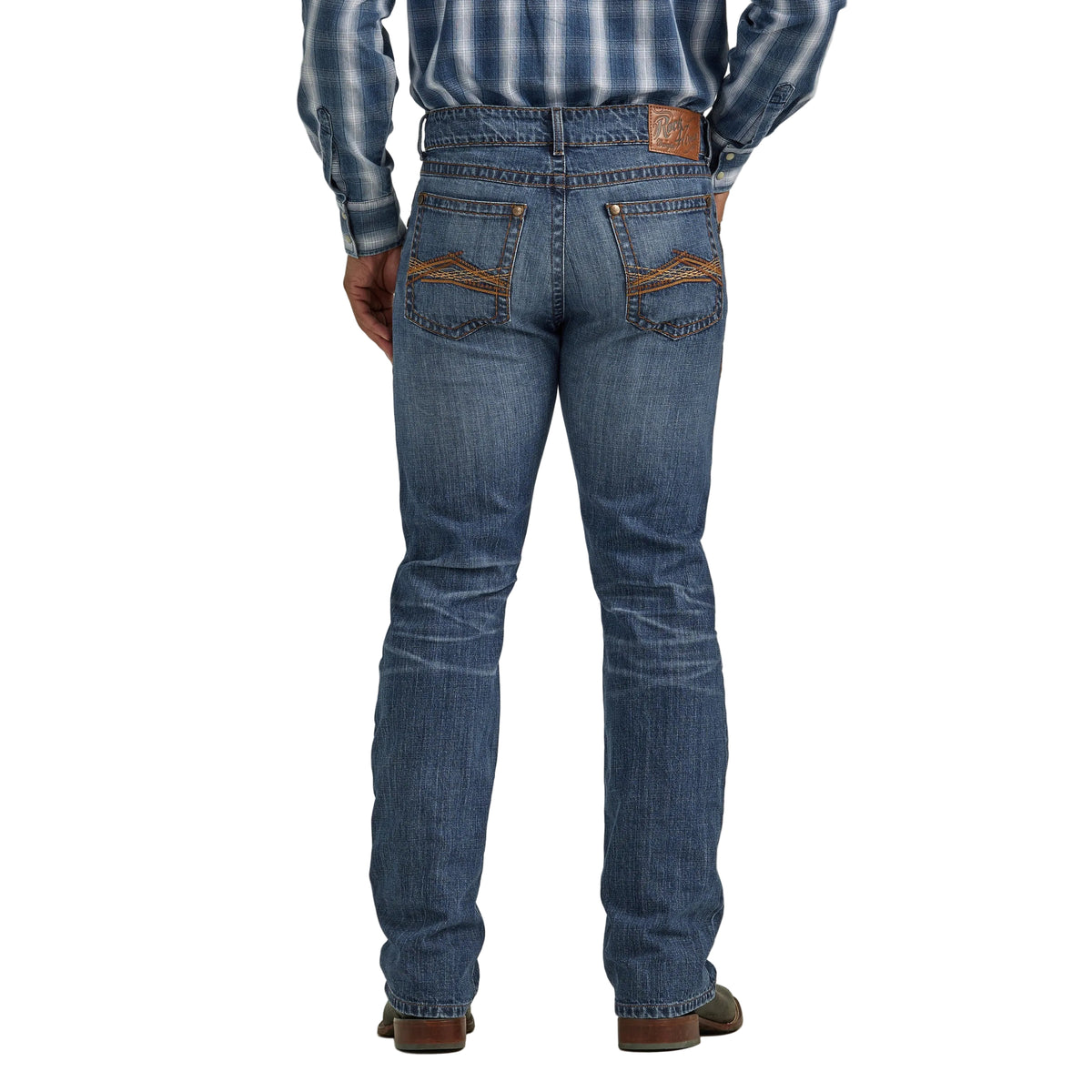 Wrangler Men's Rock47 Slim Bootcut Jeans - Braunvieh - Irvine Tack & Western Wear