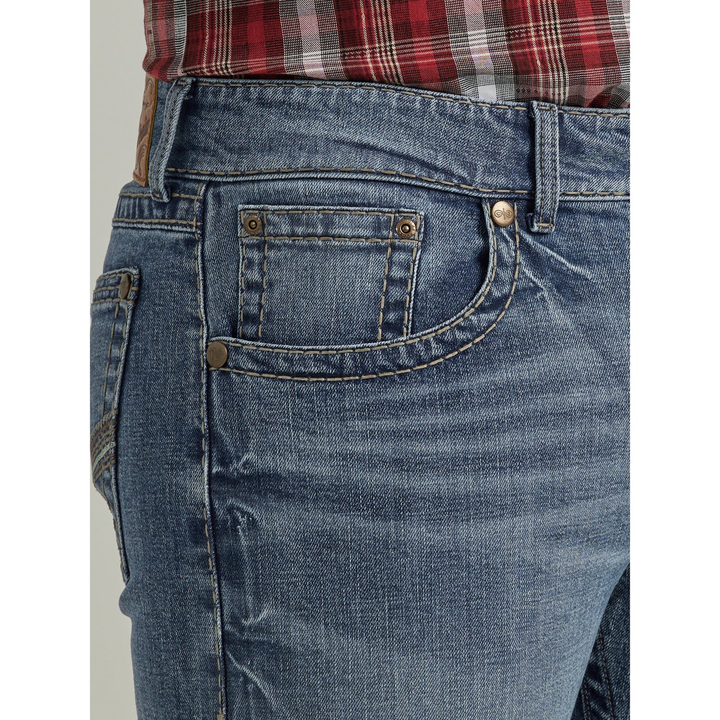 Wrangler Men's Rock47 Slim Straight Jeans - Bufflehead