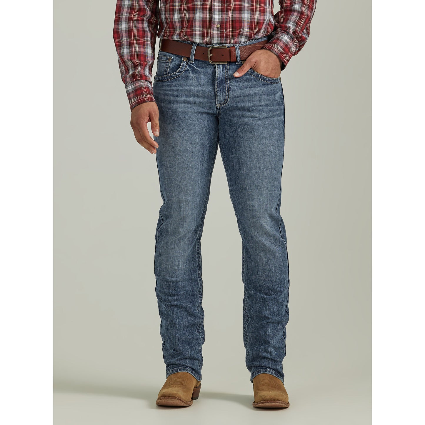 Wrangler Men's Rock47 Slim Straight Jeans - Bufflehead