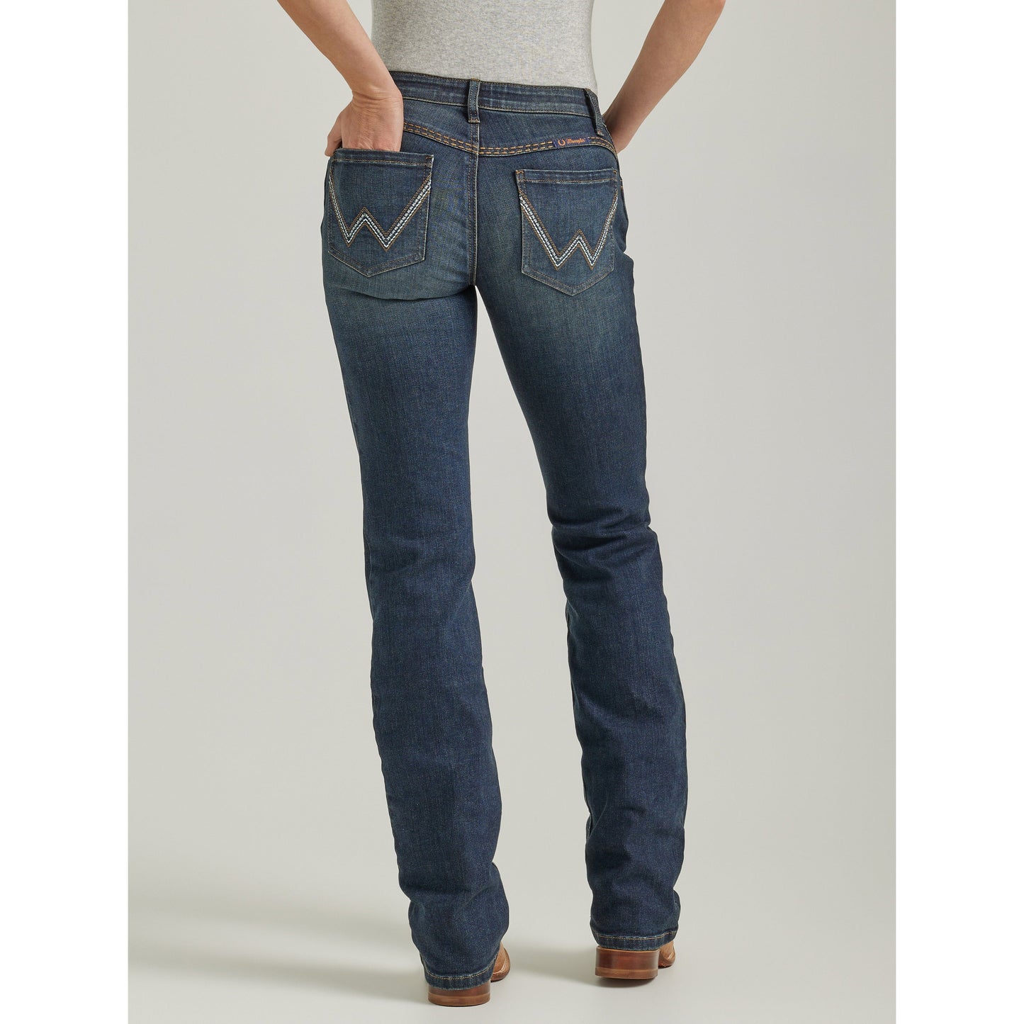 Wrangler Women's Ultimate Riding Shiloh Low Rise Bootcut Jeans - Della