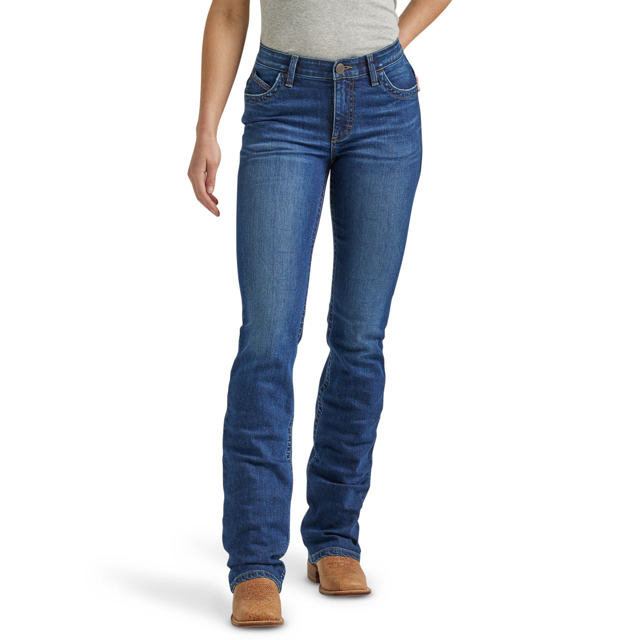 Wrangler Women's Ultimate Riding Willow Mid Rise Bootcut Jeans - Hailey