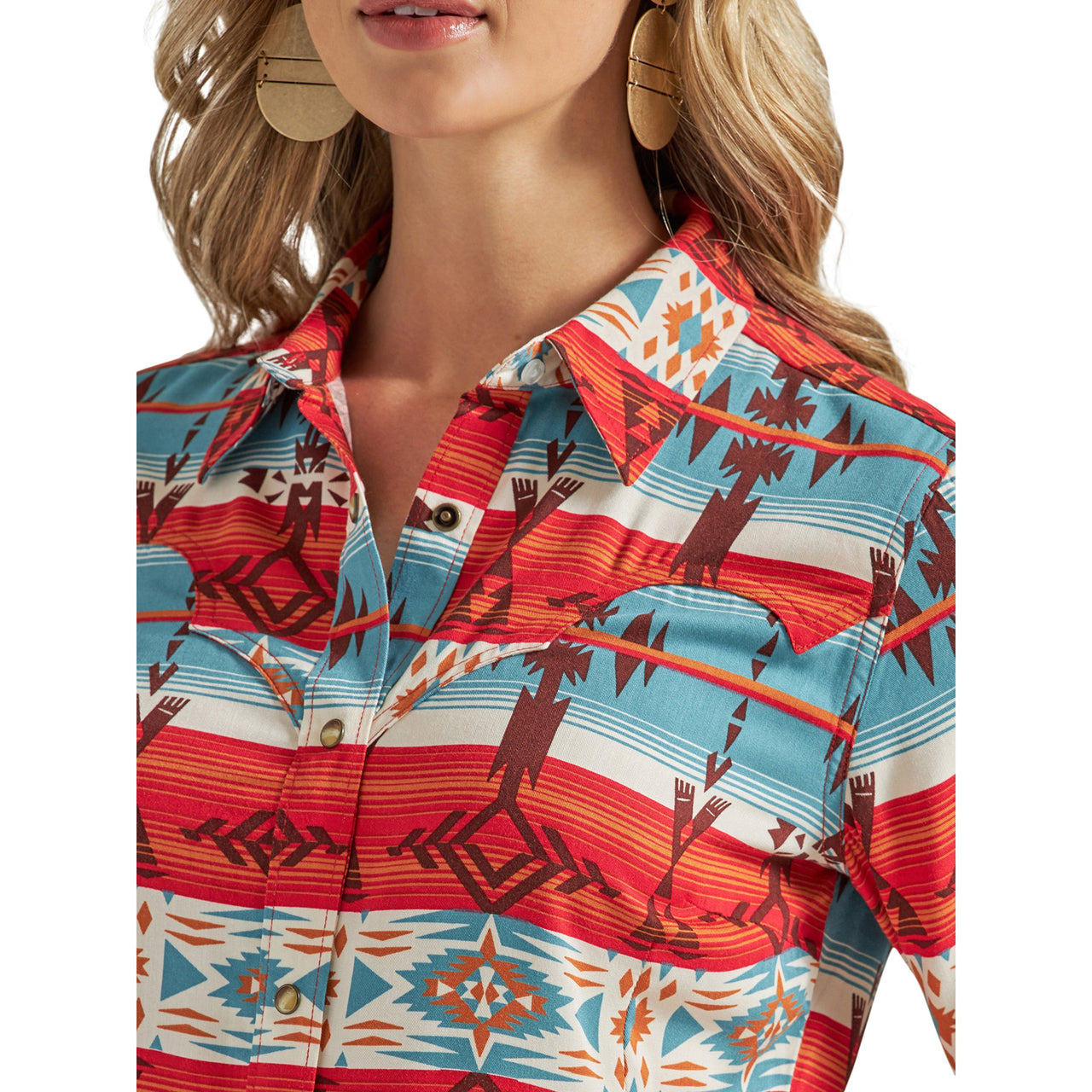 Wrangler Women's Retro Americana Snap Shirt - Multi