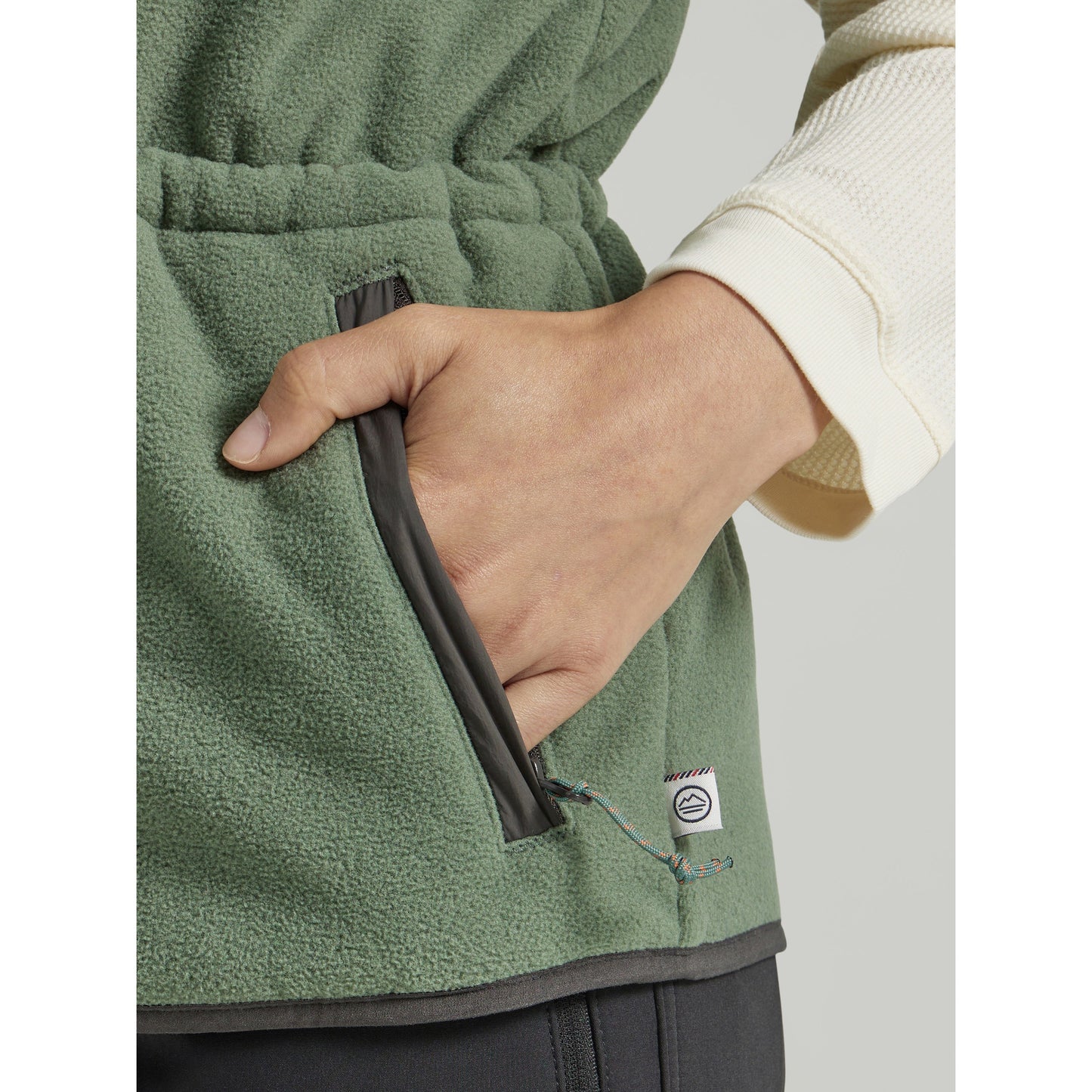 Wrangler Women's ATG Reversible Fleece Vest - Green/Grey