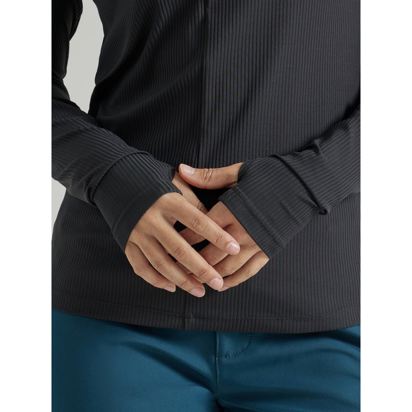 Wrangler Women's ATG 1/4 Zip Pullover Sweater - Black