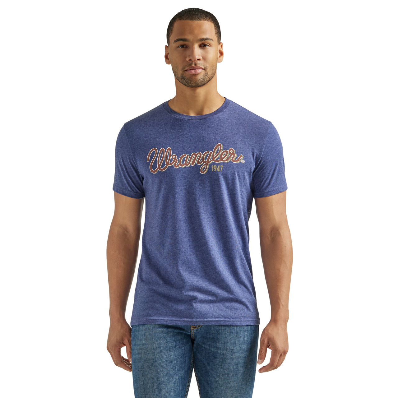 Wrangler Men's Short Sleeve T-Shirt - Indigo