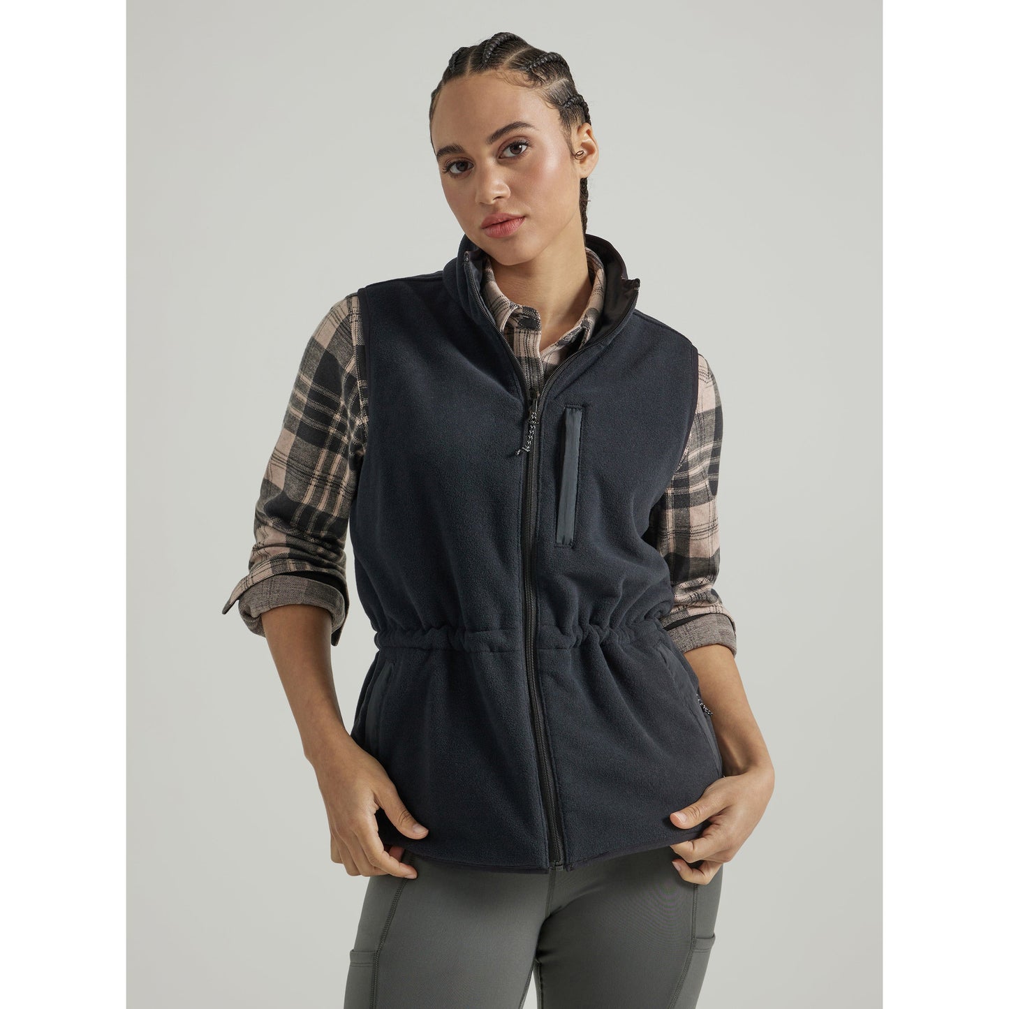Wrangler Women's ATG Climate Reversible Vest - Black