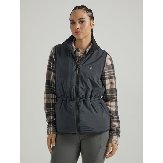 Wrangler Women's ATG Climate Reversible Vest - Black