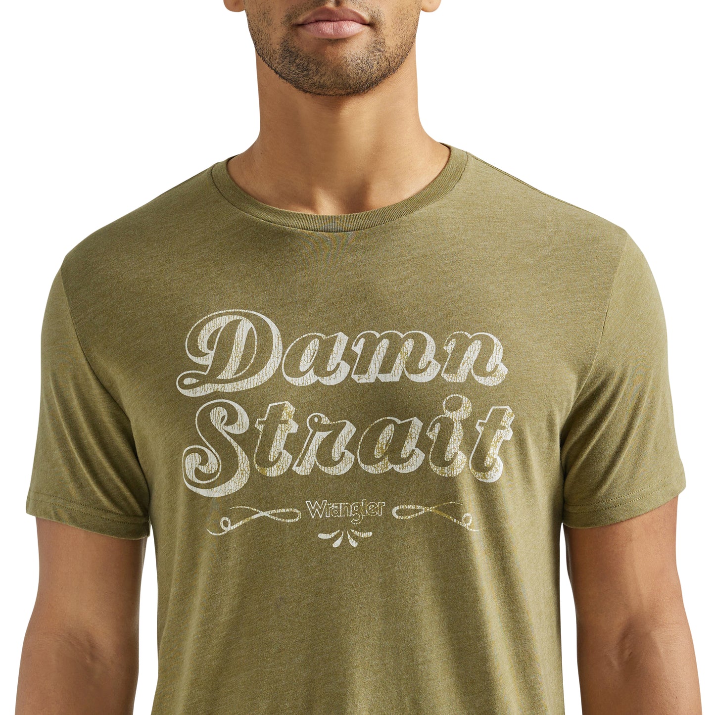 Wrangler Men's George Strait Short Sleeve T-Shirt - Olive