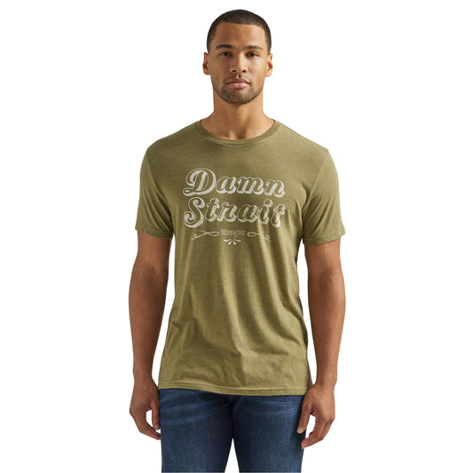 Wrangler Men's George Strait Short Sleeve T-Shirt - Olive