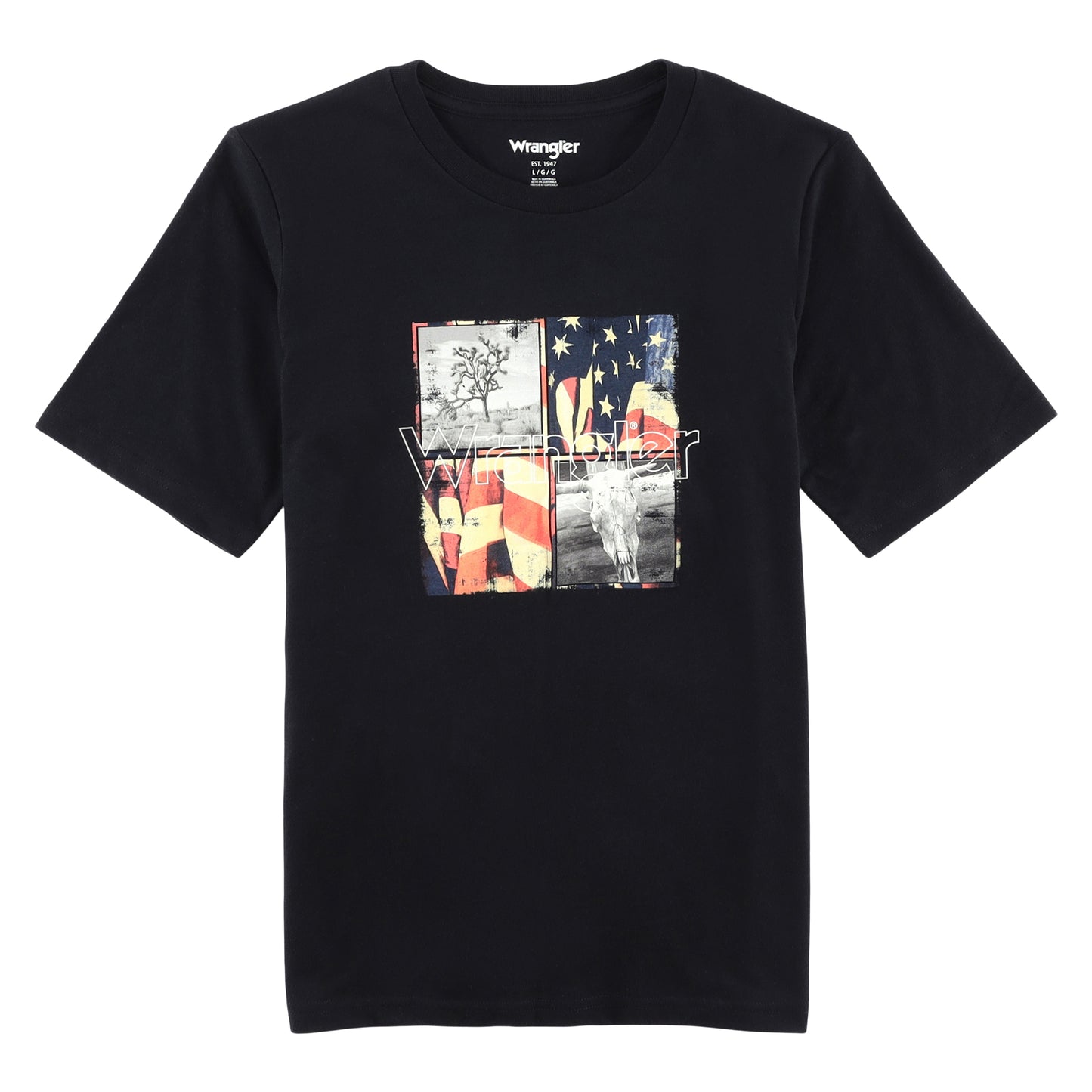 Wrangler Boy's Short Sleeve T-Shirt - Black