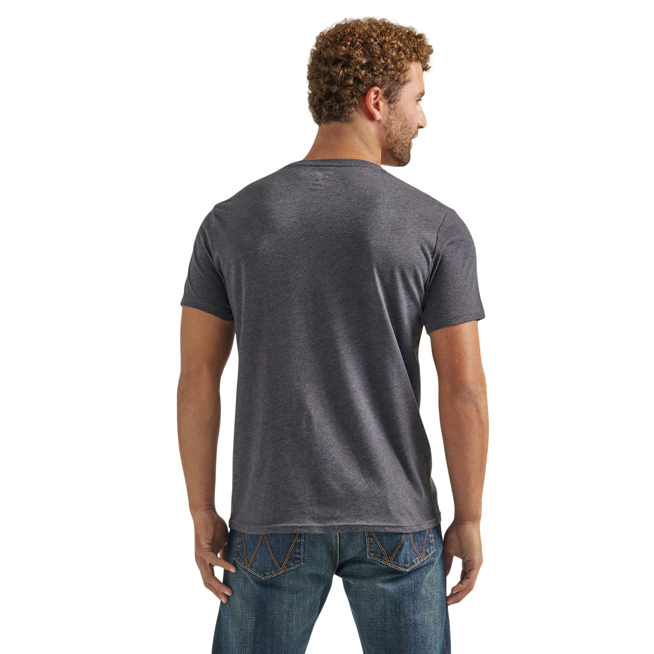 Wrangler Men's Short Sleeve T-Shirt - Charcoal