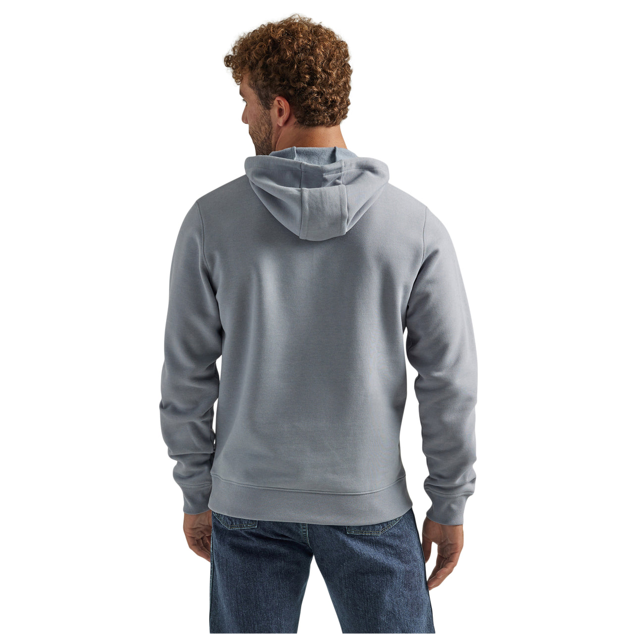 Wrangler Men's Regular Fit Pullover Hoodie - Grey