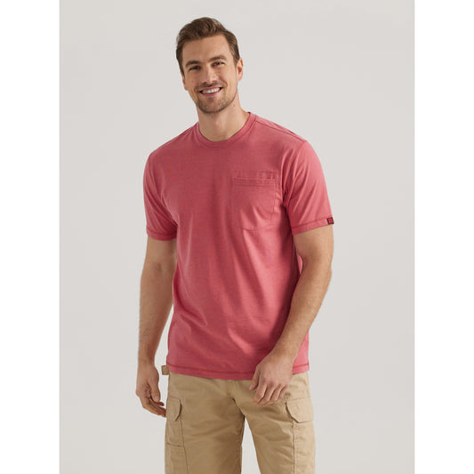 Wrangler Men's Riggs Performance Short Sleeve Tee - Red
