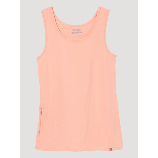 Wrangler Women's Work Tank - Peach