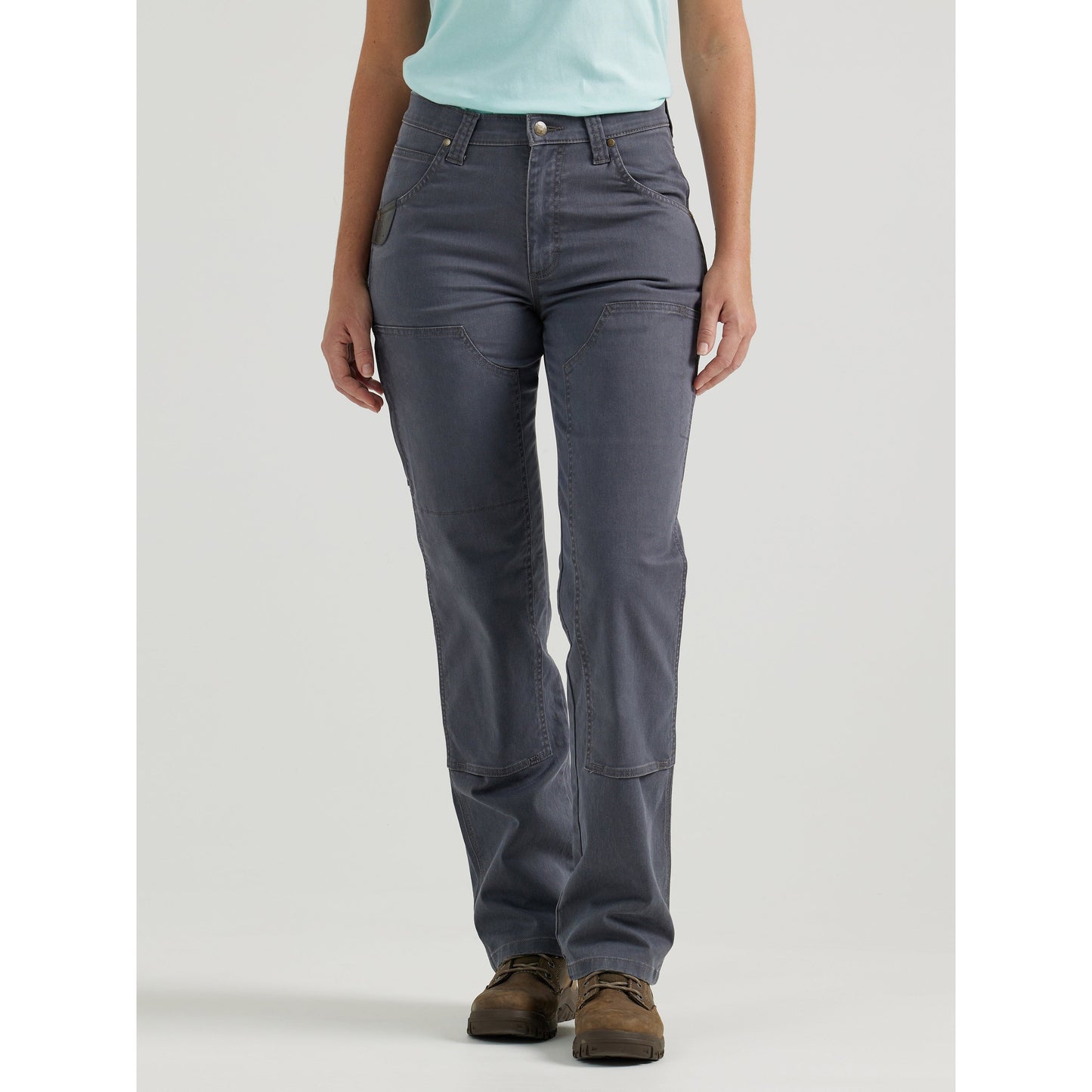 Wrangler Women's Riggs Double Knee Work Pants - Grey