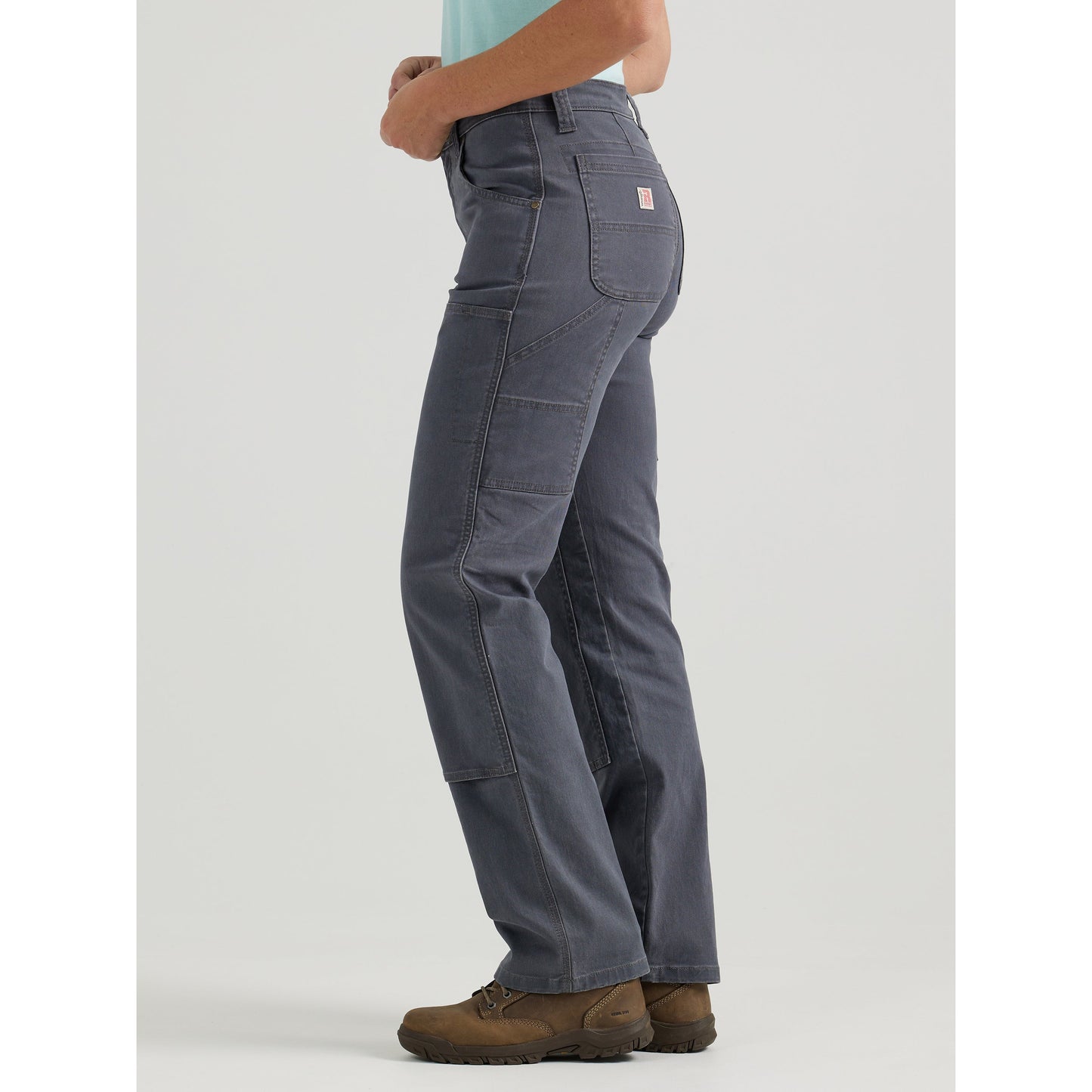 Wrangler Women's Riggs Double Knee Work Pants - Grey
