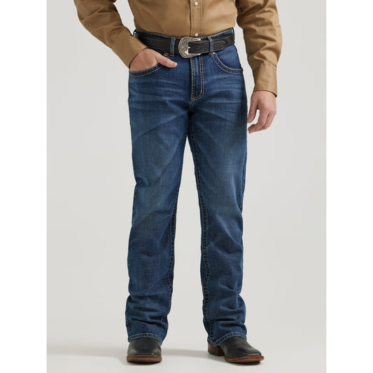 Wrangler Men's Rock 47 Slim Bootcut Jeans
