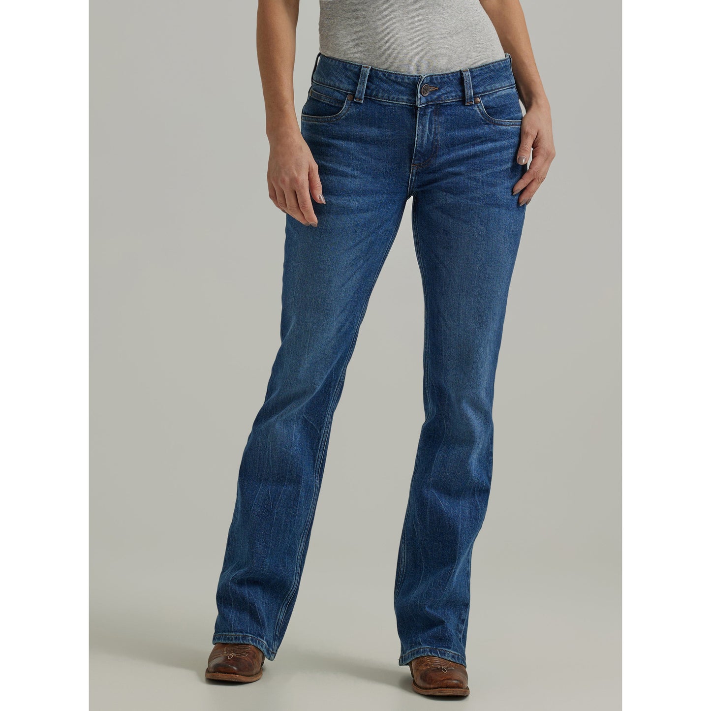 Wrangler Women's Retro Mae Mid Rise Bootcut Jeans - Isabela