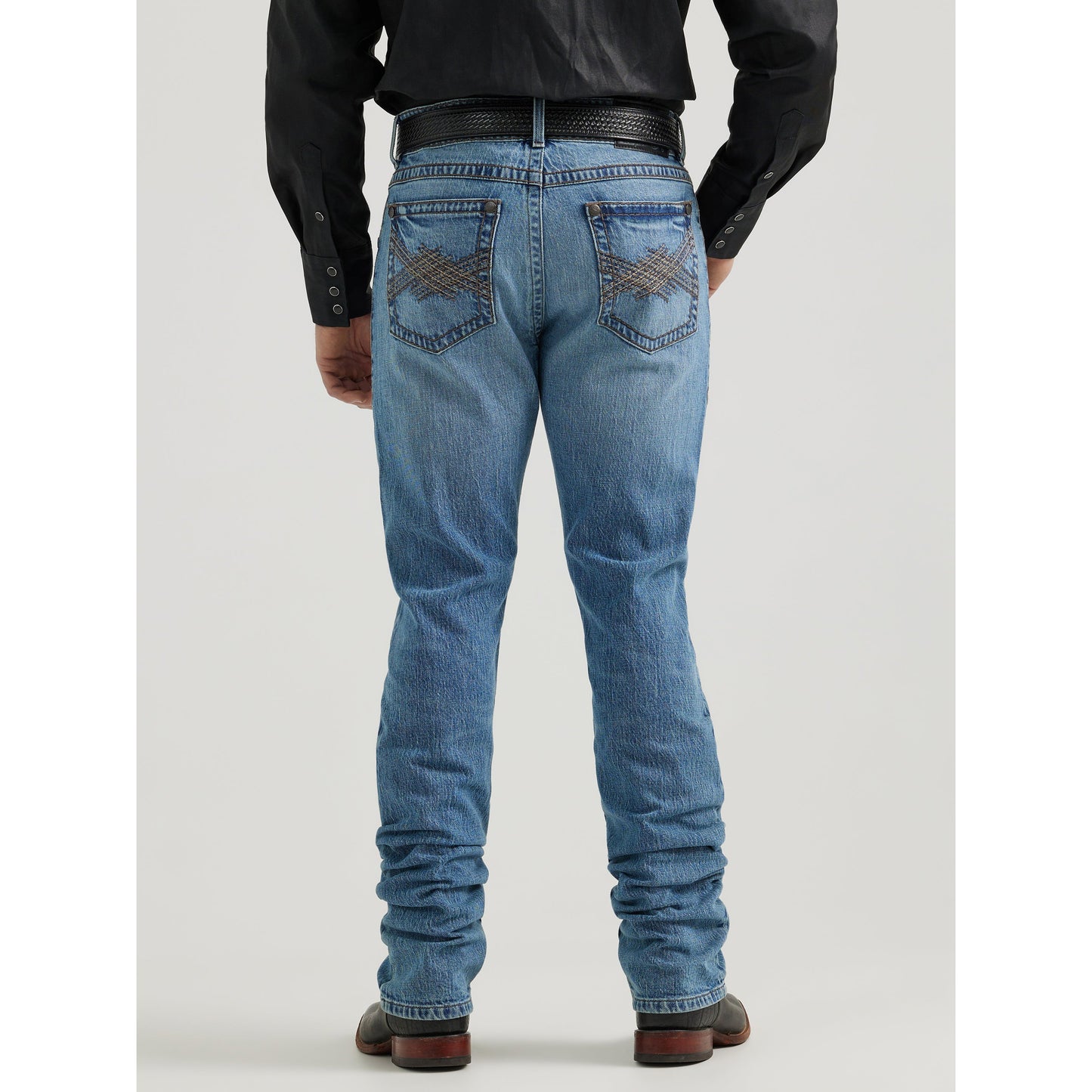 Wrangler Men's Rock 47 Slim Straight Jeans