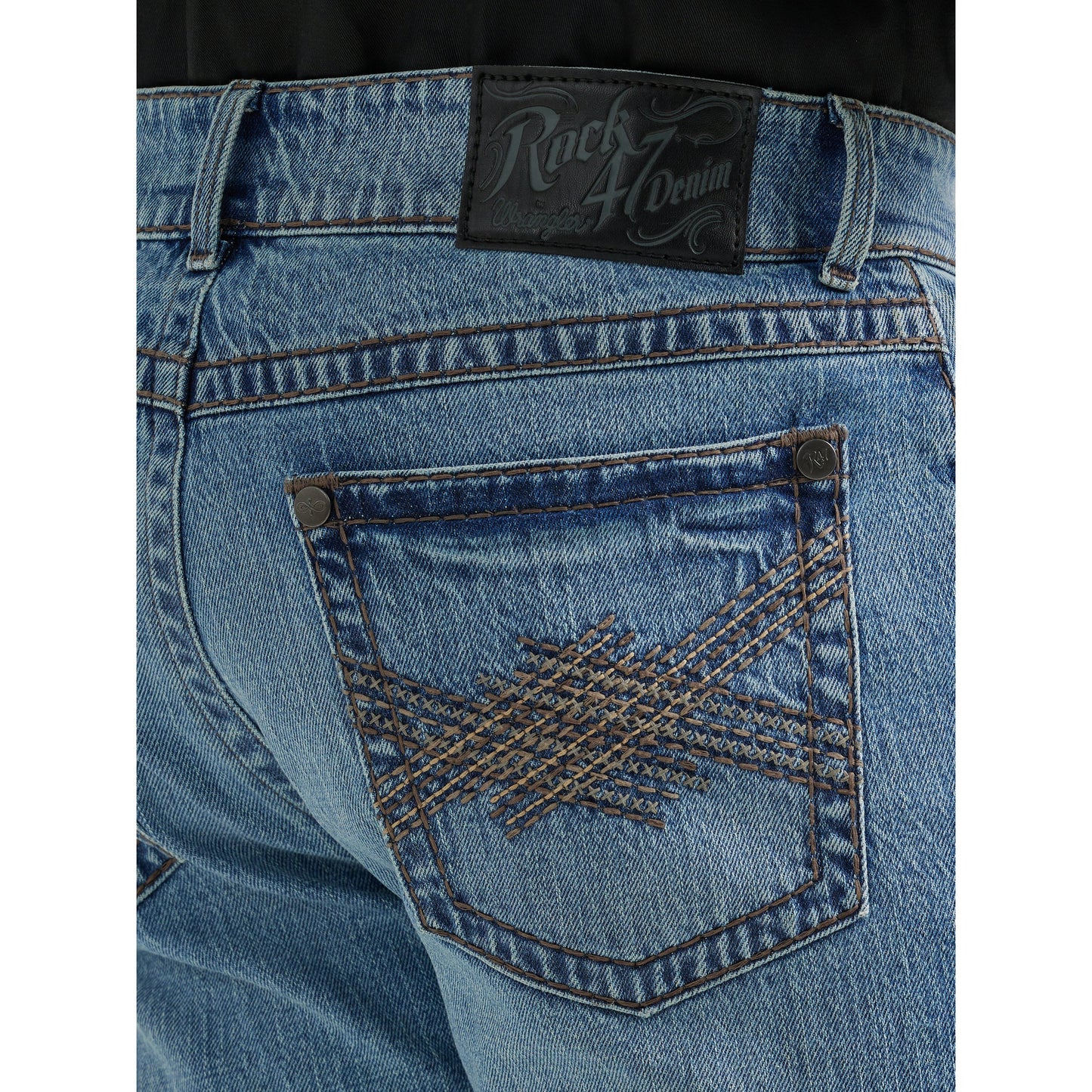Wrangler Men's Rock 47 Slim Straight Jeans
