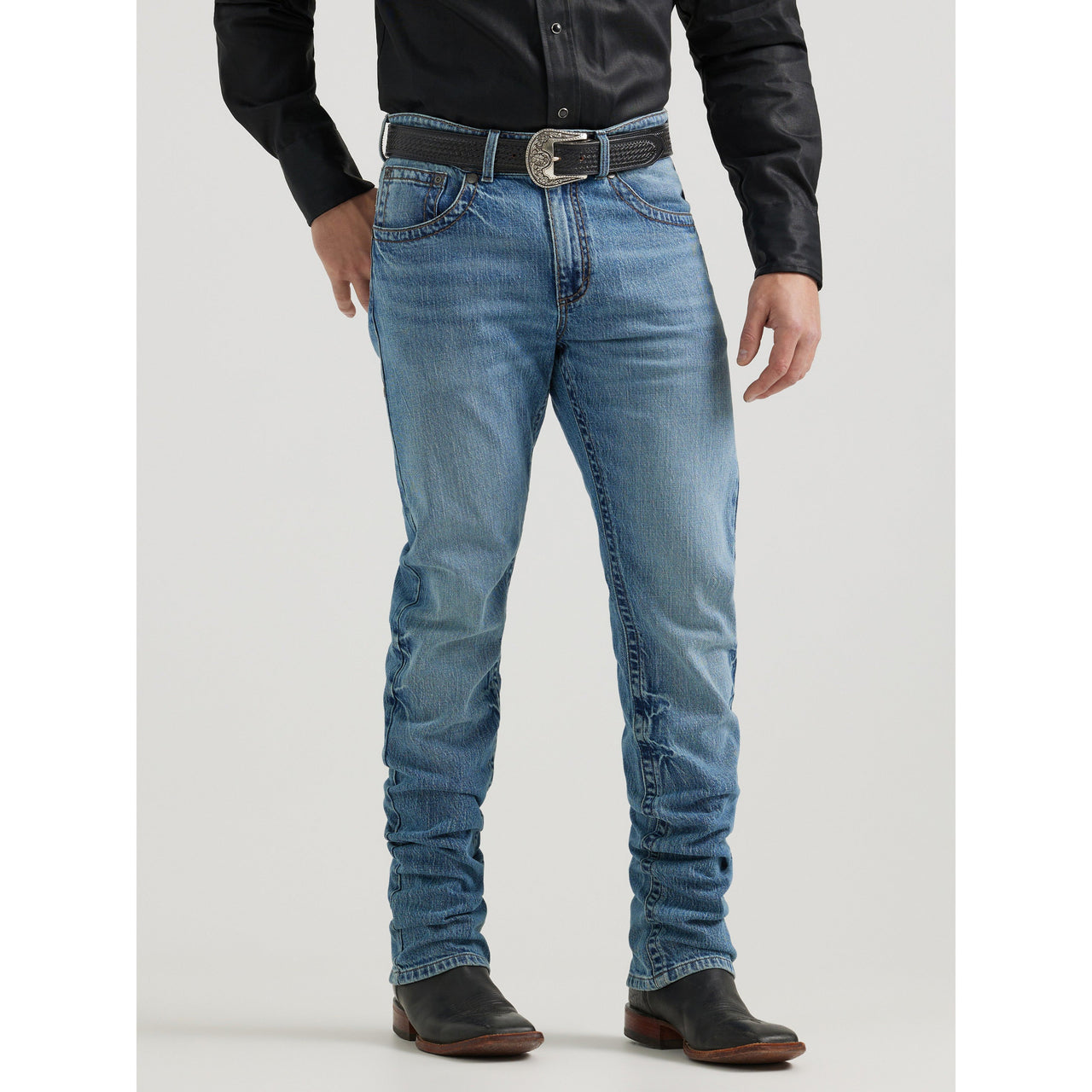 Wrangler Men's Rock 47 Slim Straight Jeans -