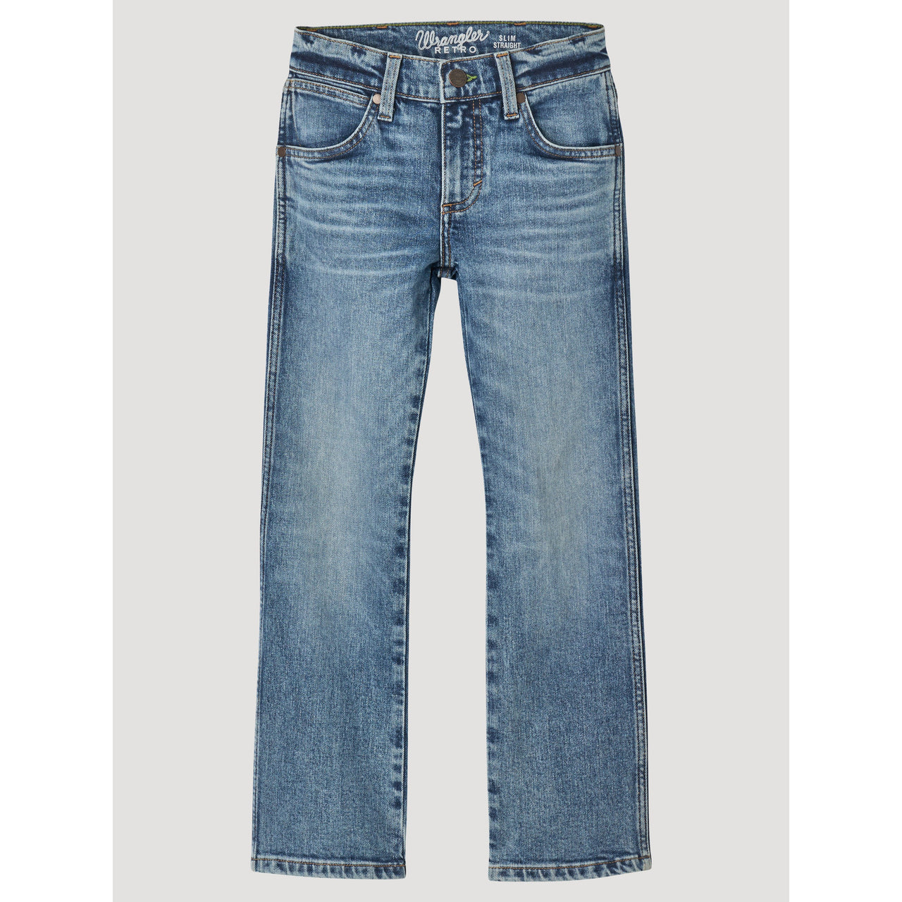 Wrangler Boy's Retro Slim Straight Jeans - Applewood