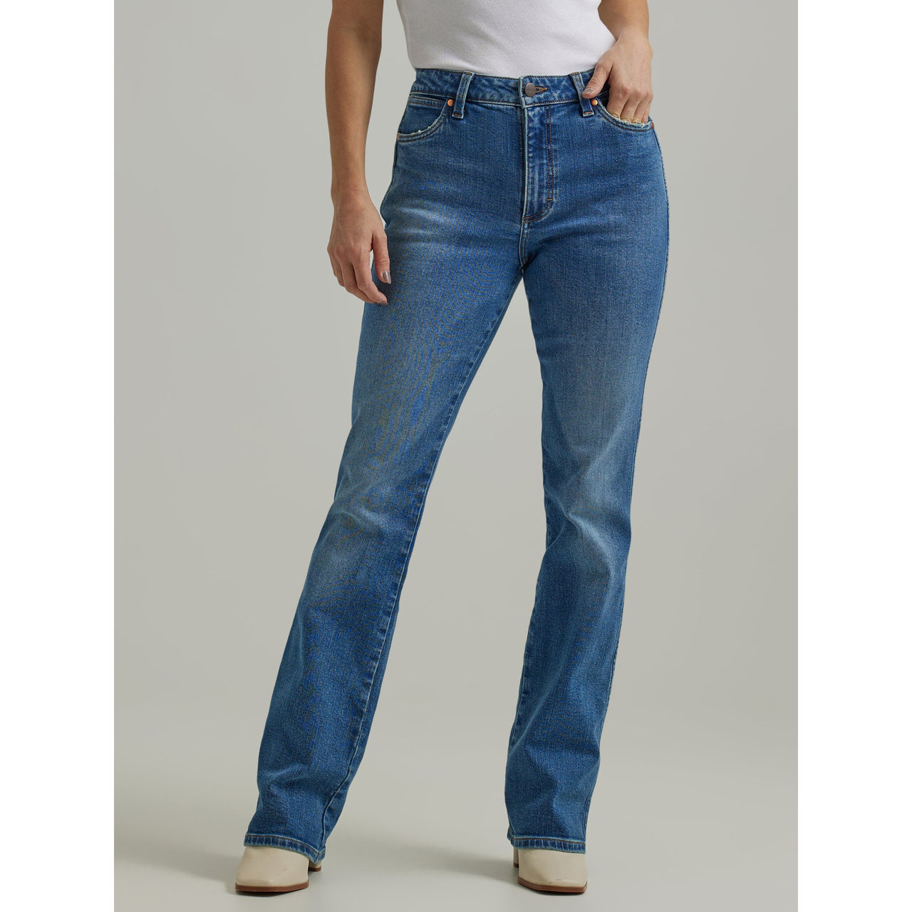 Wrangler Women's Retro Bailey High Rise Bootcut Jeans - Ember