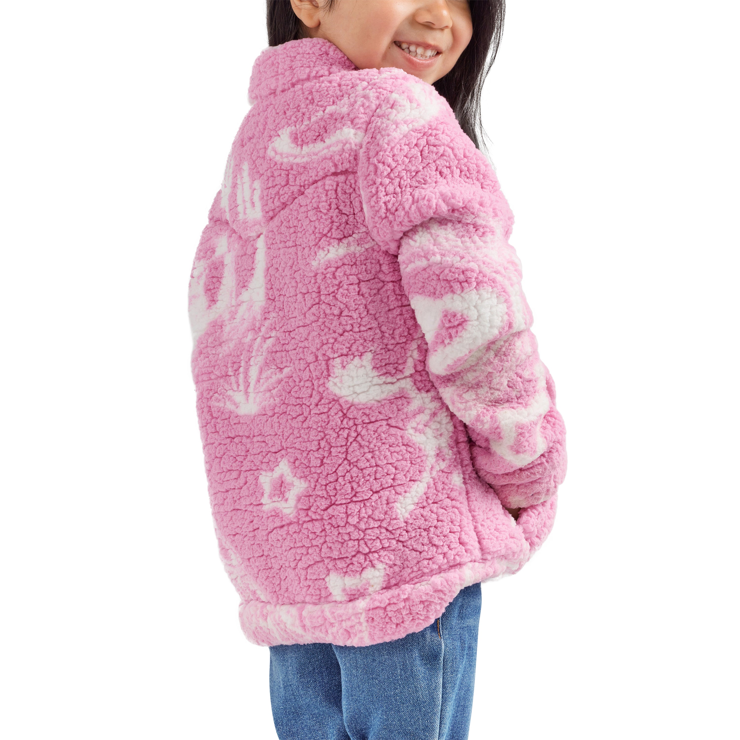 Wrangler X Barbie Girl's Sherpa Jacket - Pink – Irvine Tack
