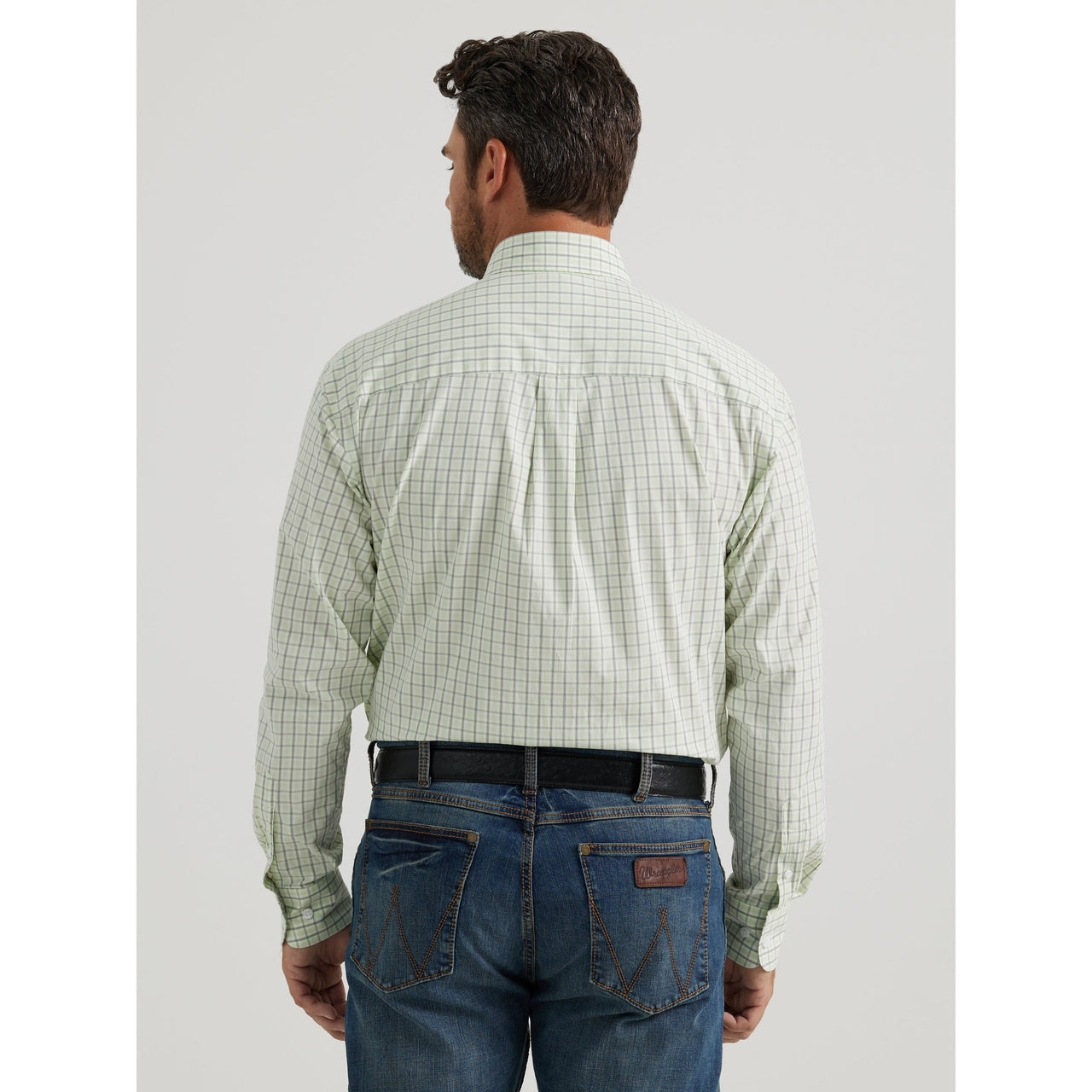 Wrangler Men's George Strait Long Sleeve Shirt - Green