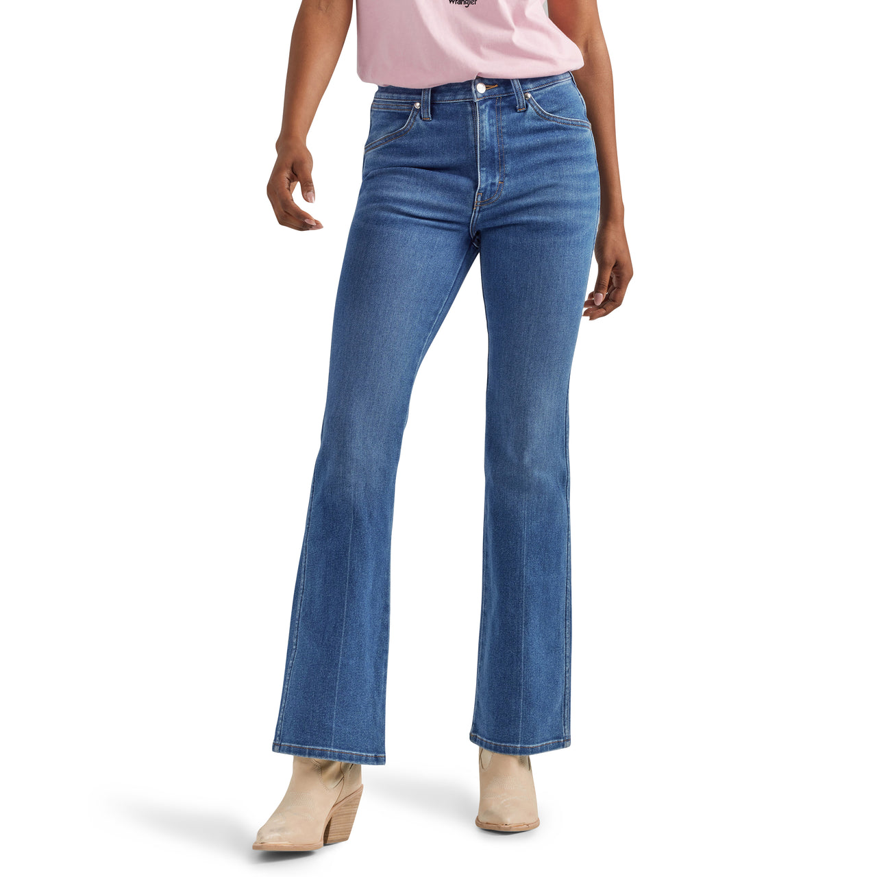 Wrangler X Barbie Women's Bootcut Jeans - Medium Wash