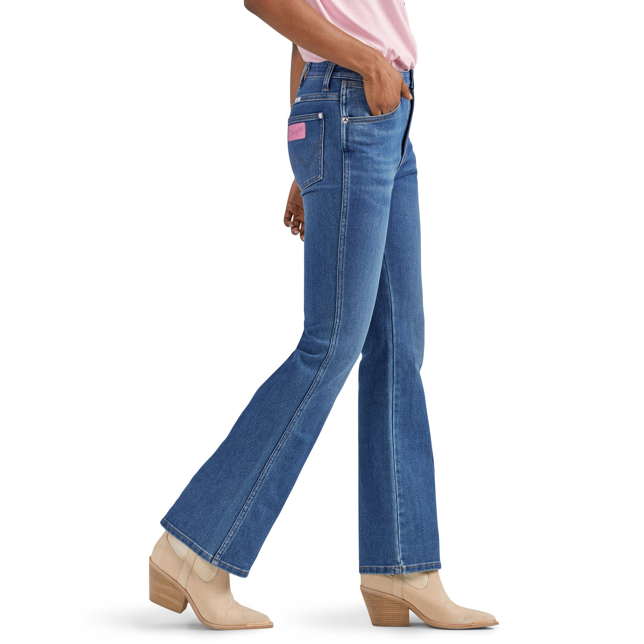 Wrangler X Barbie Women's Bootcut Jeans - Medium Wash