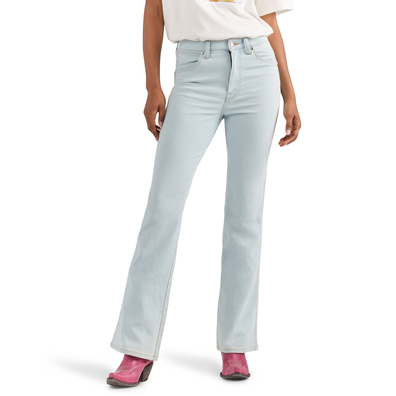 Wrangler X Barbie Women's Bootcut Jeans - Light Wash