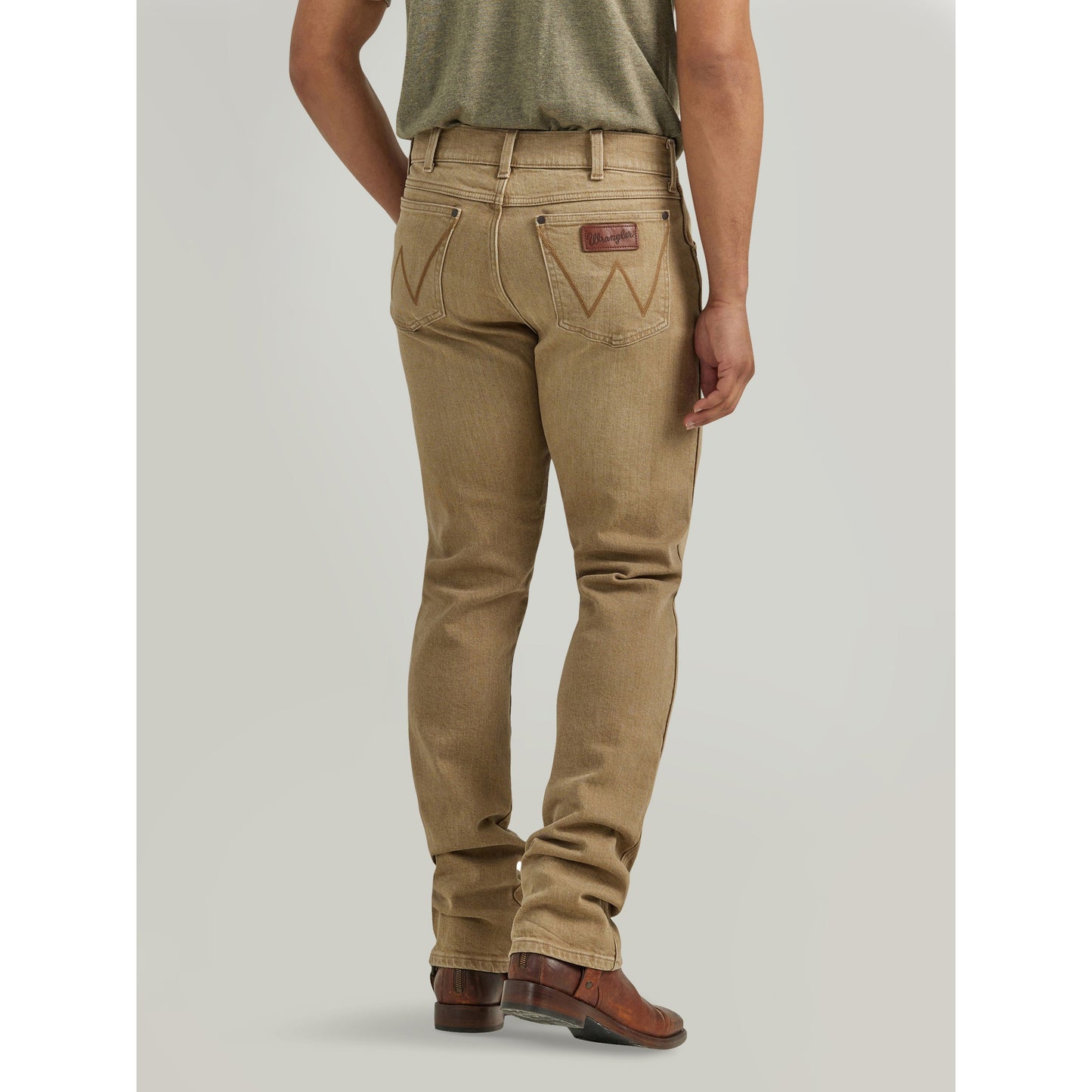 Wrangler Men's Retro Slim Straight Jeans - Khaki