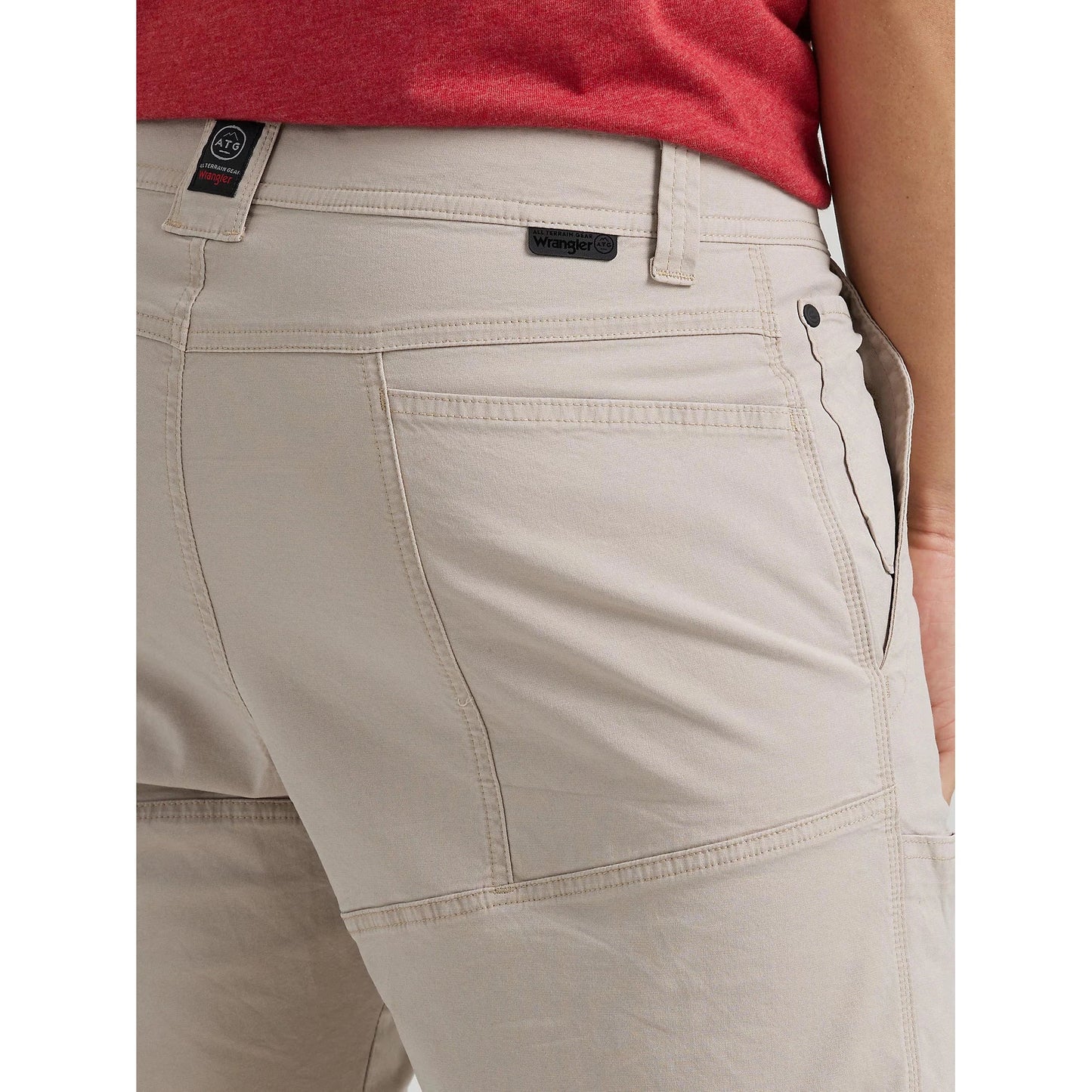 Wrangler Men's Side Pocket Utility Short - Taupe