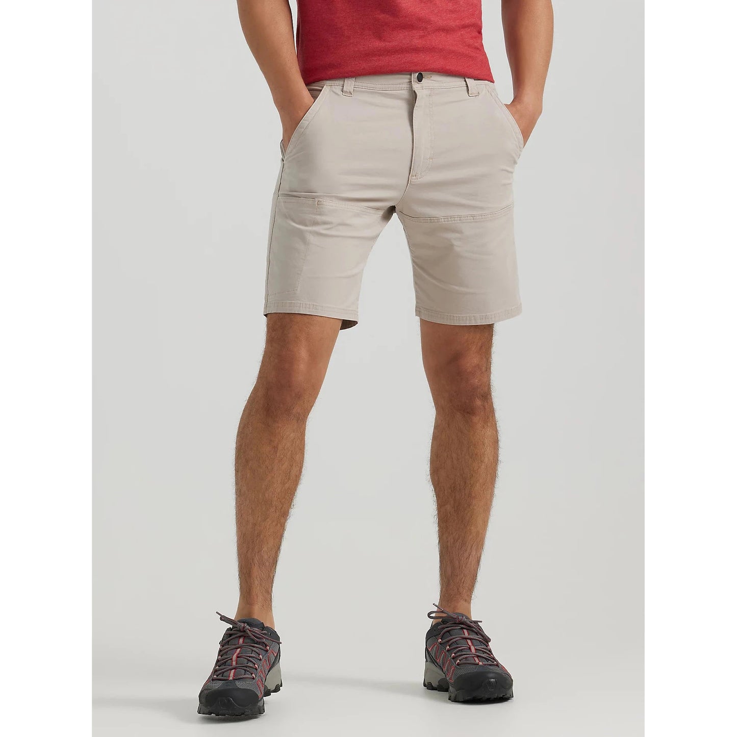 Wrangler Men's Side Pocket Utility Short - Taupe