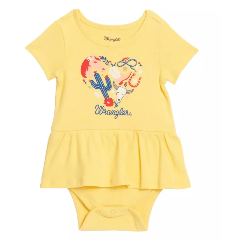 Wrangler Baby Girl's Bodysuit - Yellow