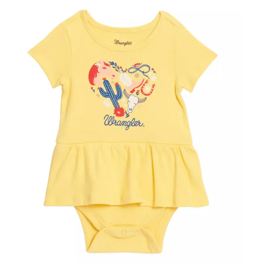 Wrangler Baby Girl's Bodysuit - Yellow