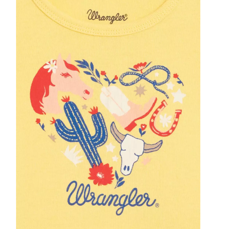Wrangler Baby Girl's Bodysuit - Yellow