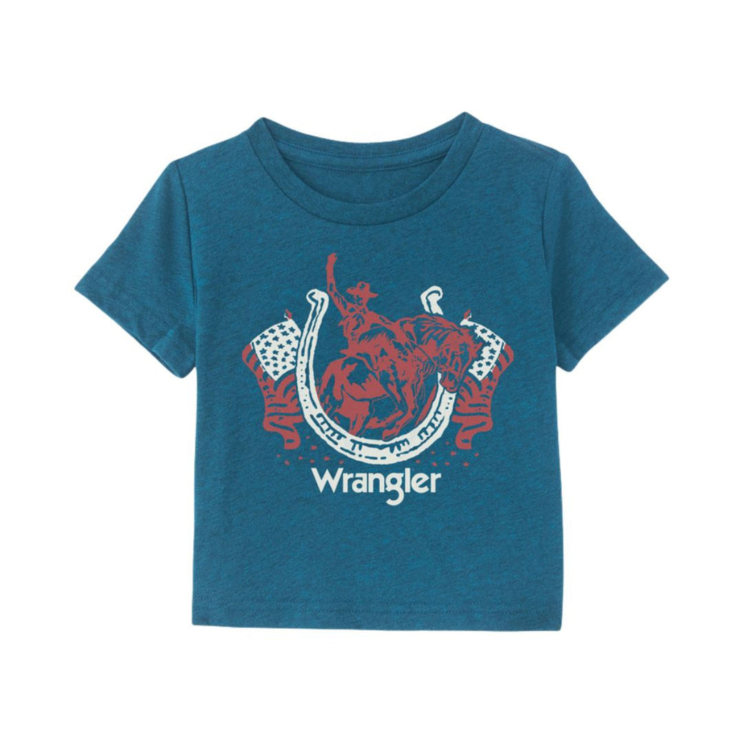 Wrangler Baby Boy Shirt - Cyan Blue