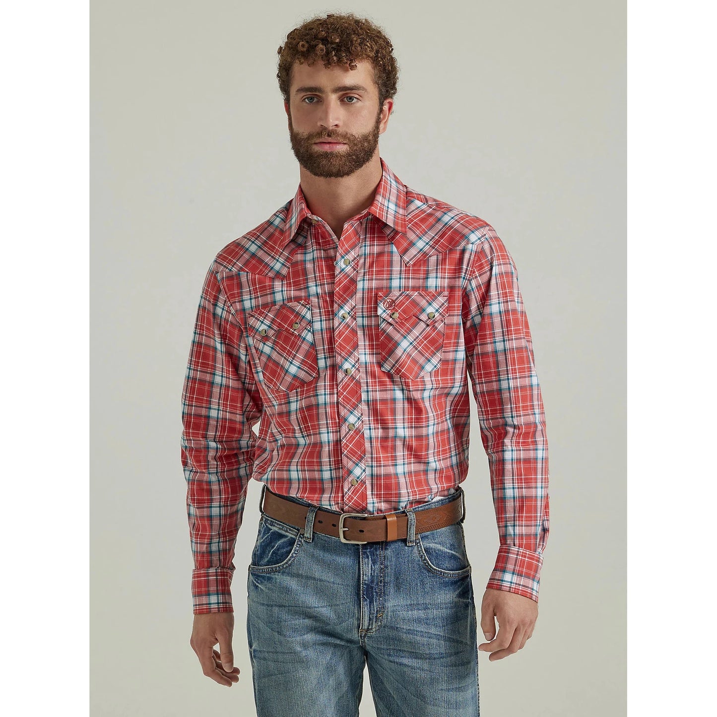 Wrangler Men's Retro Modern Fit Long Sleeve Shirt