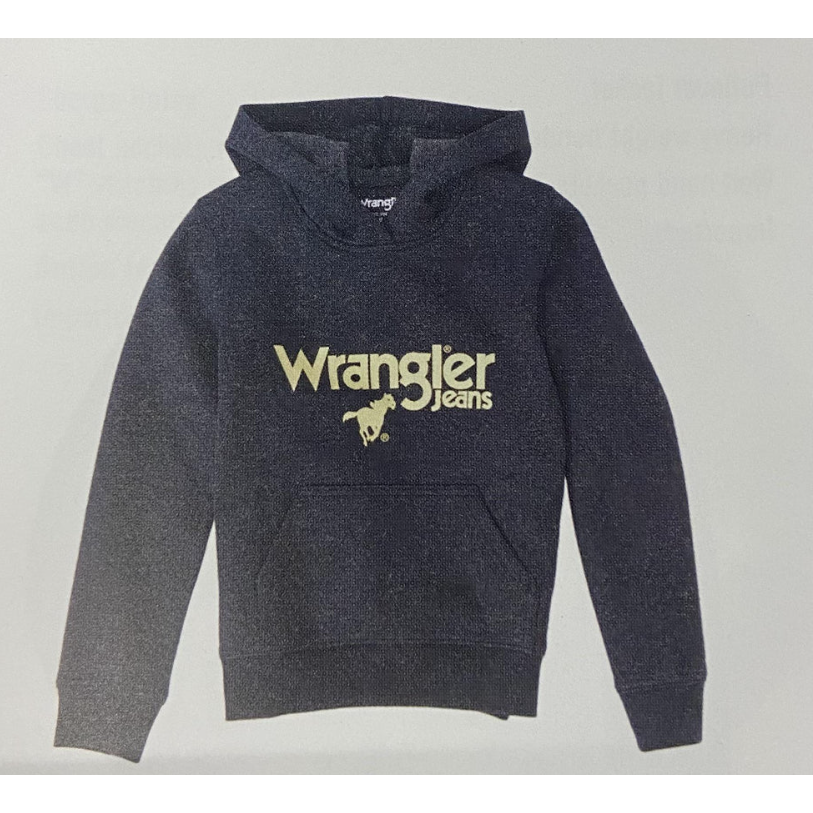 Wrangler® Boy's Pullover Hoodie - Charcoal