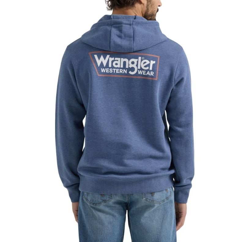 Wrangler®  Men's Pullover Hoodie - Dark Denim