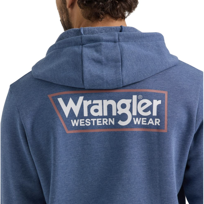 Wrangler®  Men's Pullover Hoodie - Dark Denim