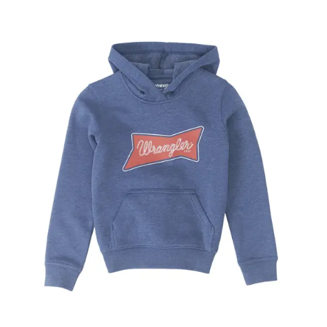 Wrangler® Boy's Pullover Hoodie - Dark Denim